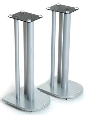 Atacama Nexus 6i Speaker Stands 600MM (Pair) Silver Metallic